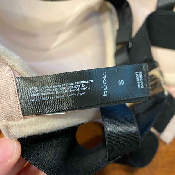 NWT Bebe Zoie Color Blocked Bustier - Picture 5 of 6